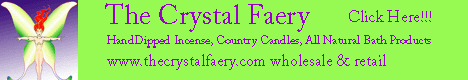 Crystal Faery - Incense, Candles, and Bath Products